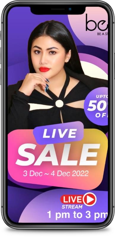 Facebook Live sale with product codes