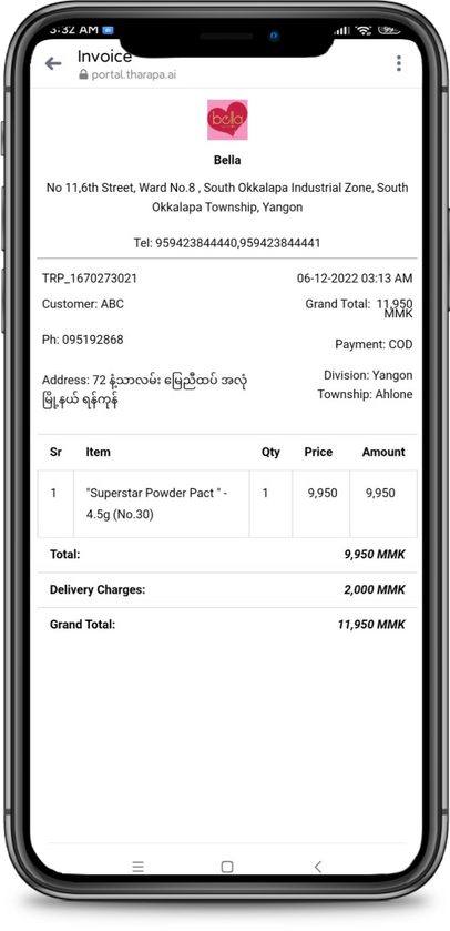 Automatic invoice